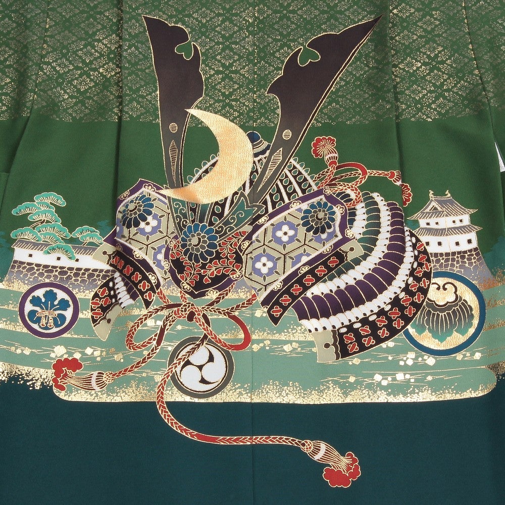 七五三/節句 袴セット 5歳 男の子 松 城