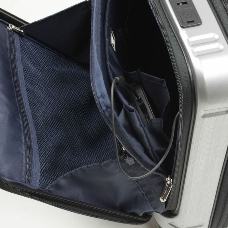 [レンタル] [1-3泊向けサイズ]BERMAS INTER CITY No.60524 22L ハードスーツケース ブラックヘアラインの宅配レンタル - 6