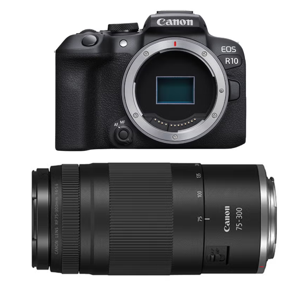 レンタル] [運動会・発表会撮影セット]Canon EOS R10 ＆ RF 75-300mm