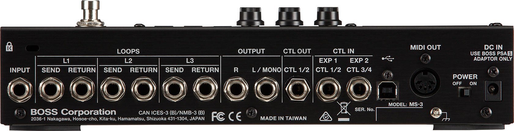 [レンタル] BOSS Multi Effects Switcher MS-3 - 3