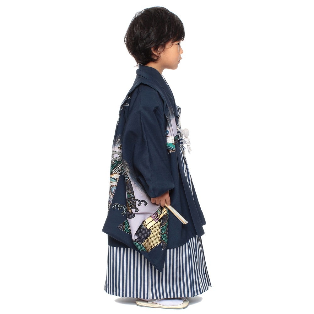 [レンタル] 七五三/節句 袴セット 5歳 男の子 エレクトロモダン 鷹の宅配レンタル - 2