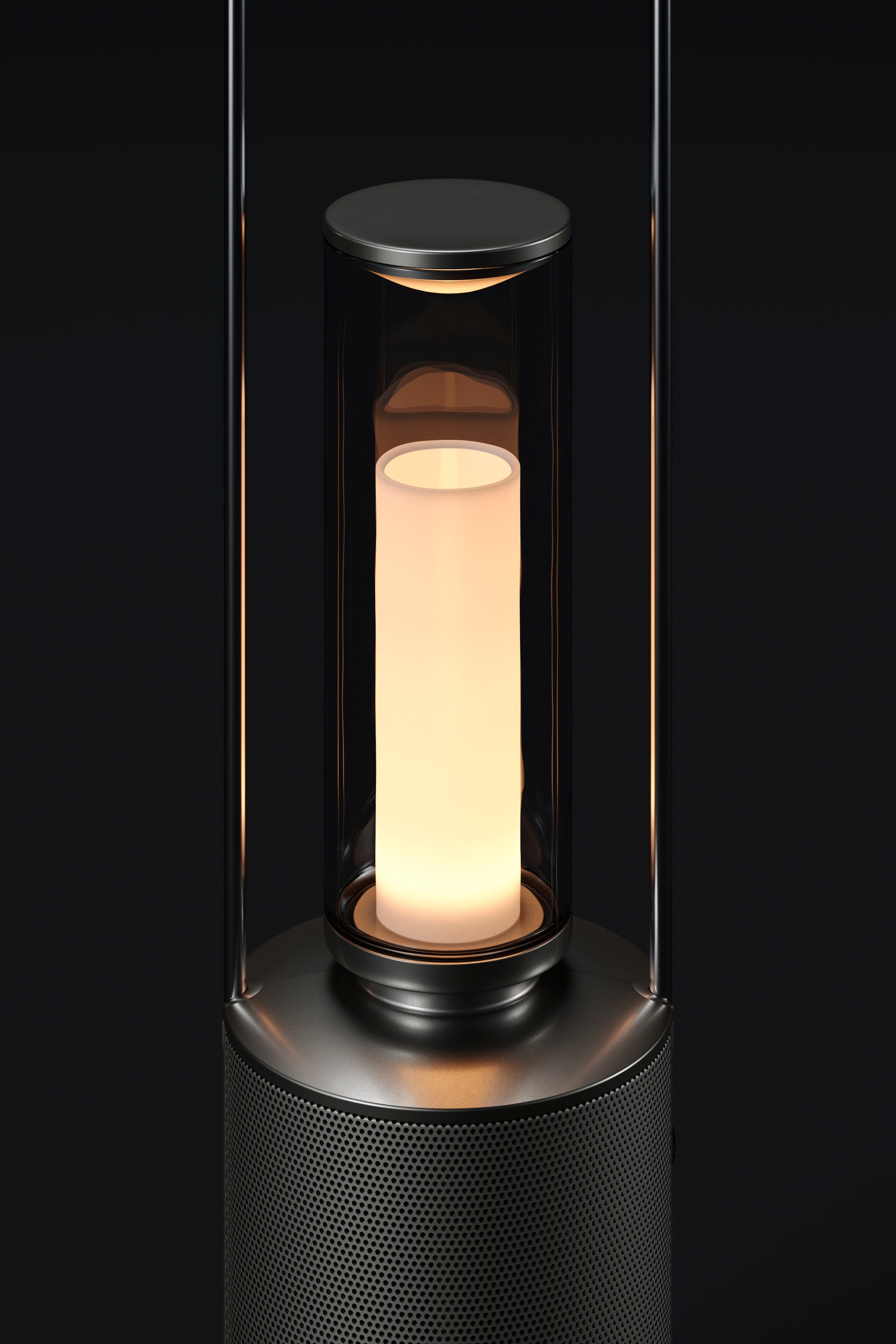 [レンタル] シャープ any ポータブルスピーカーランタン Portable Speaker Lantern DL-FS01L-S - 8