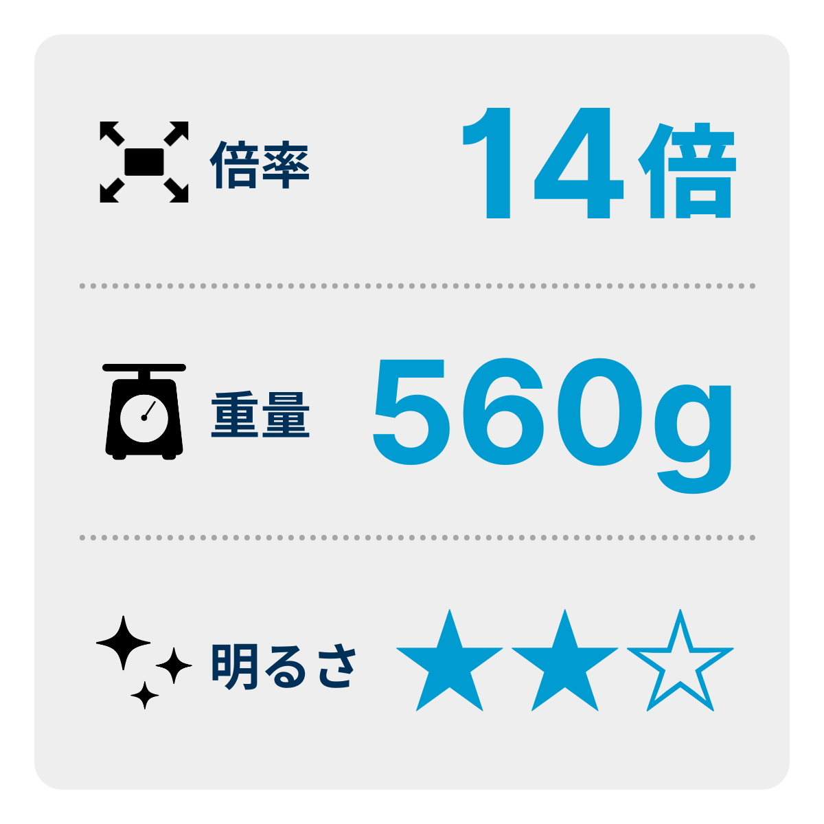 [レンタル] [倍率14倍] 阪神交易 シリウス14 14×30 コンサート・ライブ向け 防振双眼鏡 完全防水 三脚付き自撮り棒セット - 3