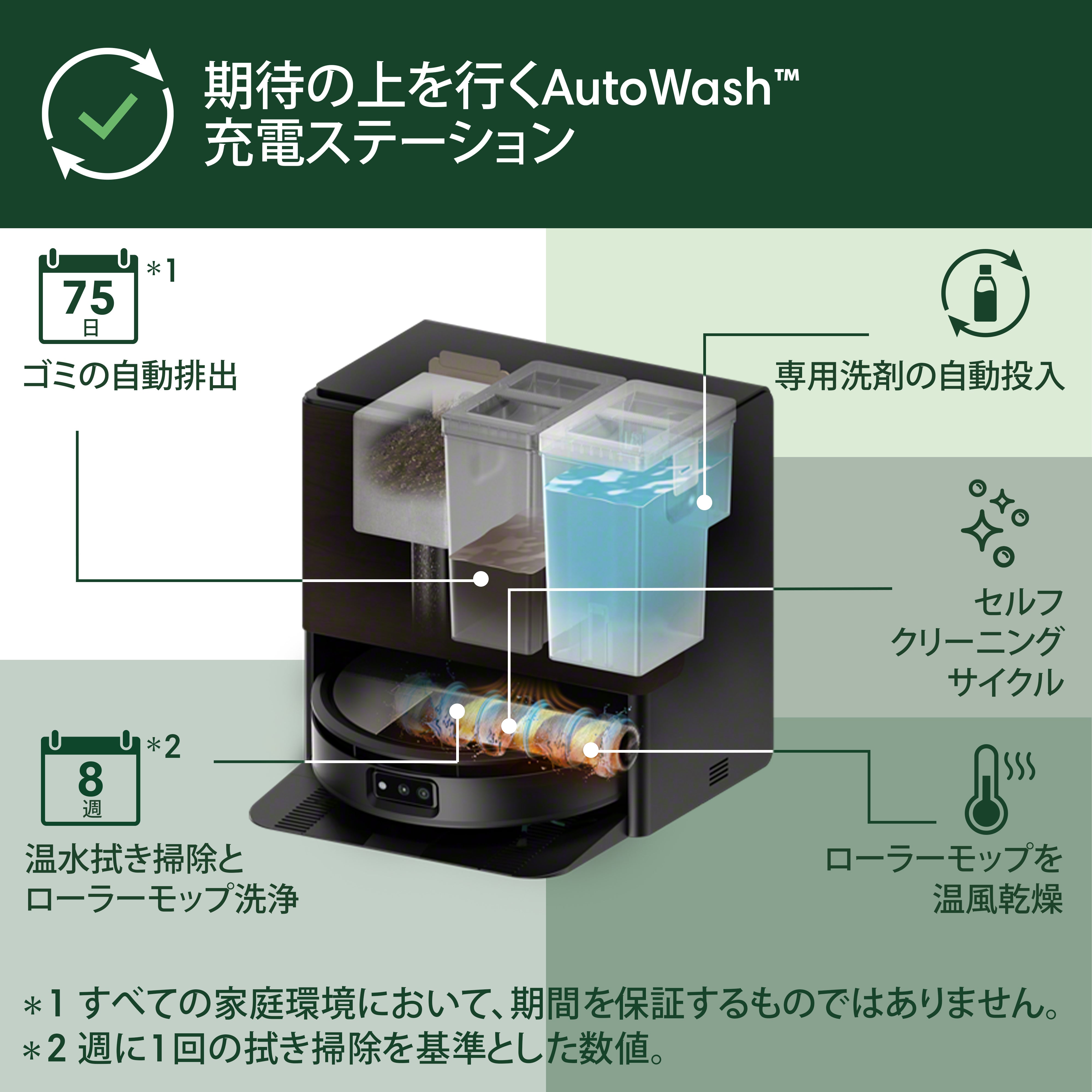 [レンタル] Roomba (ルンバ) Max 705 Combo + AutoWash 充電ステーション 掃除機＆床拭きロボット アイロボット公式 [ロボットスマートプラン＋] - 11