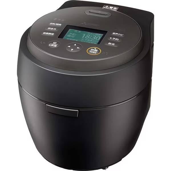 【長期利用向け】[5.5合炊き] 三菱電機 本炭釜 紬 NJ-BW10H 炊飯器 ブラック