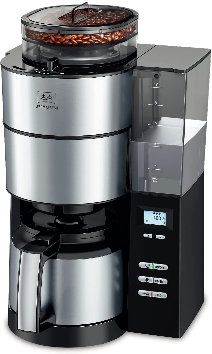 melittaミル付き全自動コーヒーメーカー (10杯) AFT1021 レンタル] melitta(メリタ) ミル付き全自動コーヒーメーカー (10