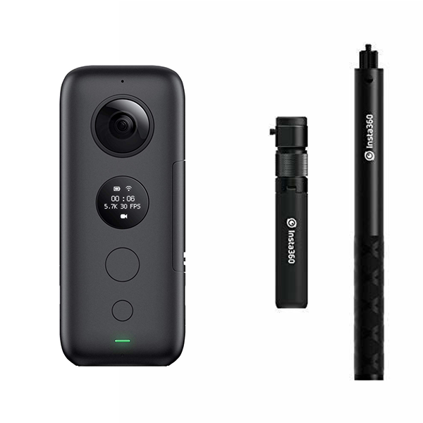 360度カメラ Insta360 ONE X バレットタイムハンドル 自撮り棒セット