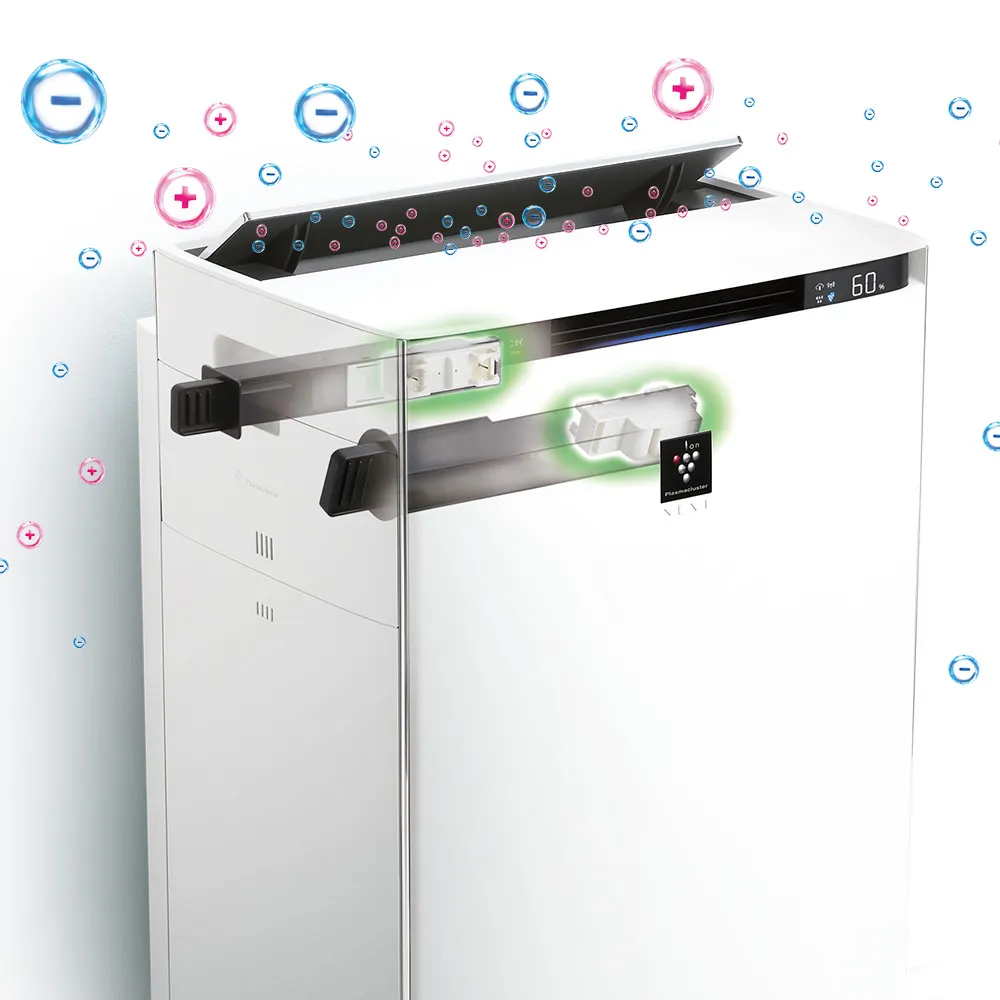 [レンタル] シャープ 加湿空気清浄機 プラズマクラスターNEXT KI-SX100 (空気清浄〜46畳 / 加湿〜最大37畳) - 8