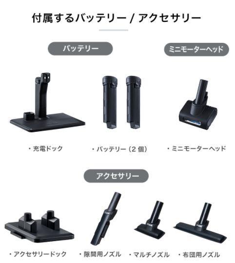 [レンタル] Shark EVOPOWER SYSTEM コードレススティッククリーナー CS501J マルチフロア対応/FLEXモデル - 3