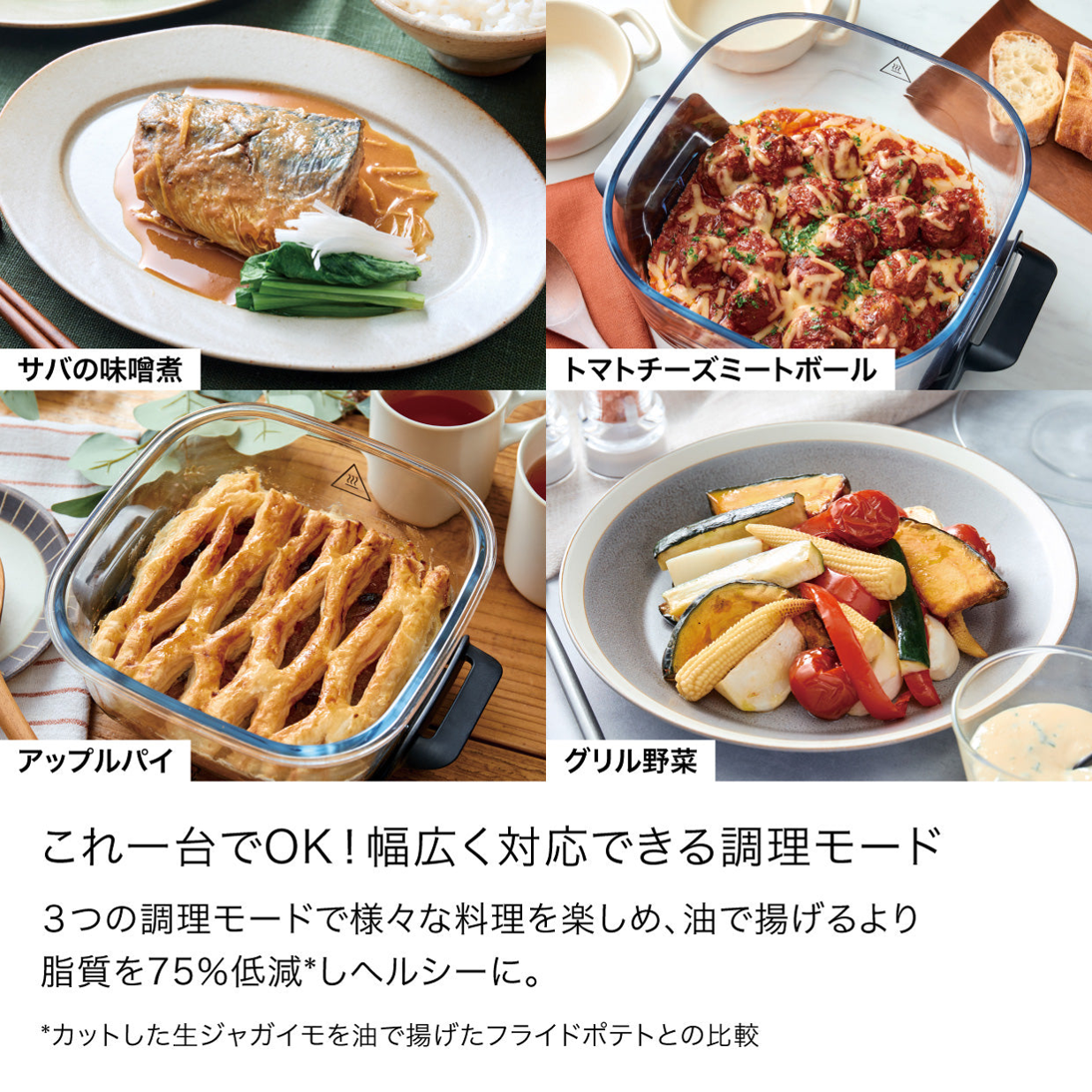 シャーク (Shark) Ninja Crispi テーブルクッカー FN100J ノンフライヤー 多彩な調理モードの料理例 - 15