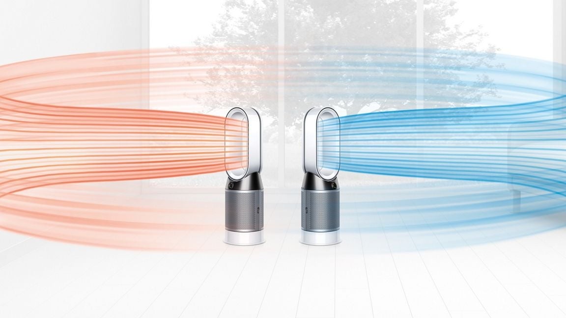 [レンタル] Dyson(ダイソン) Pure Hot+Cool™ HP00 空気清浄機能付タワーファン (アイアン/シルバー) - 3