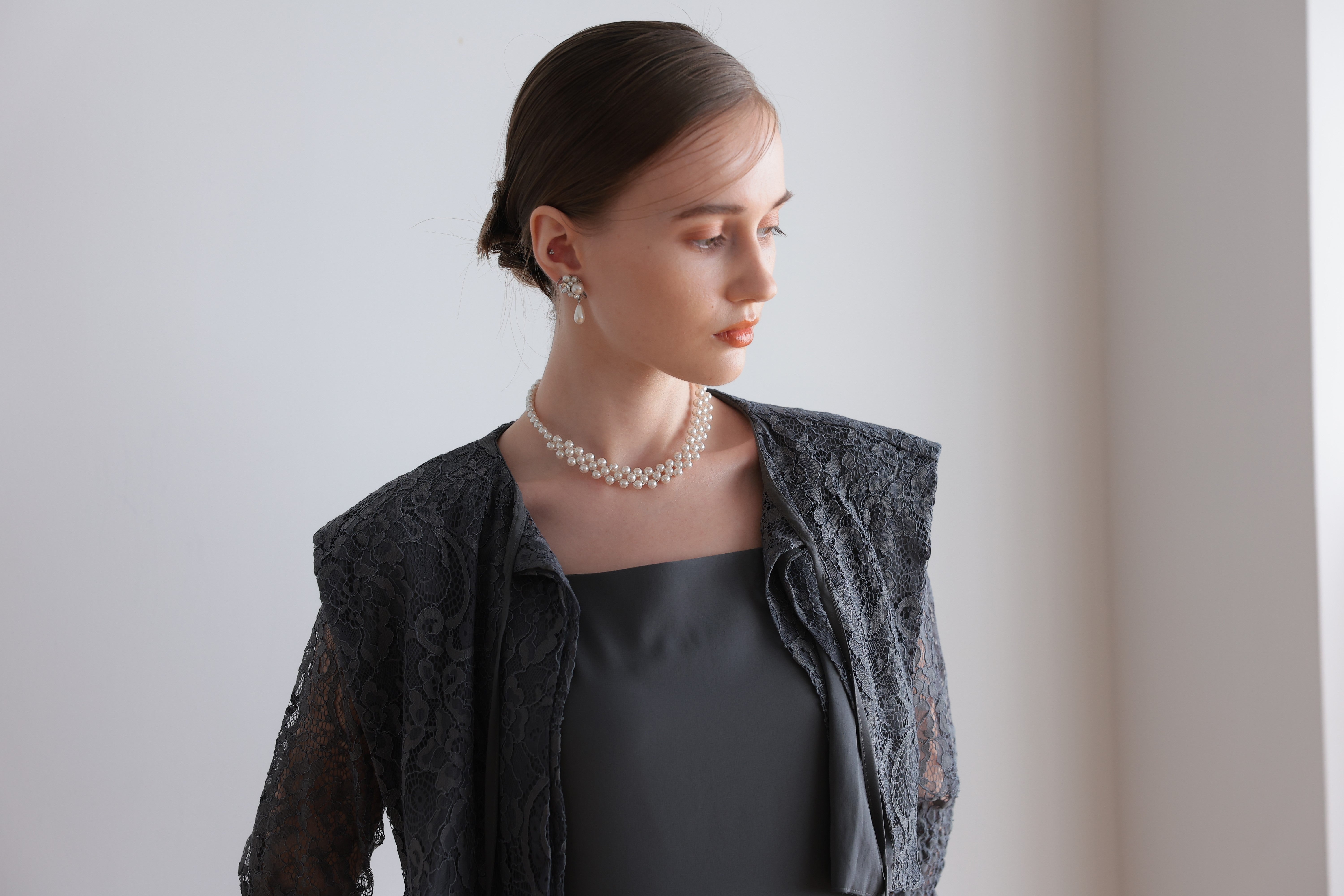 [レンタル] アートマリー パール編みチョーカー シルバーの宅配レンタル - 4