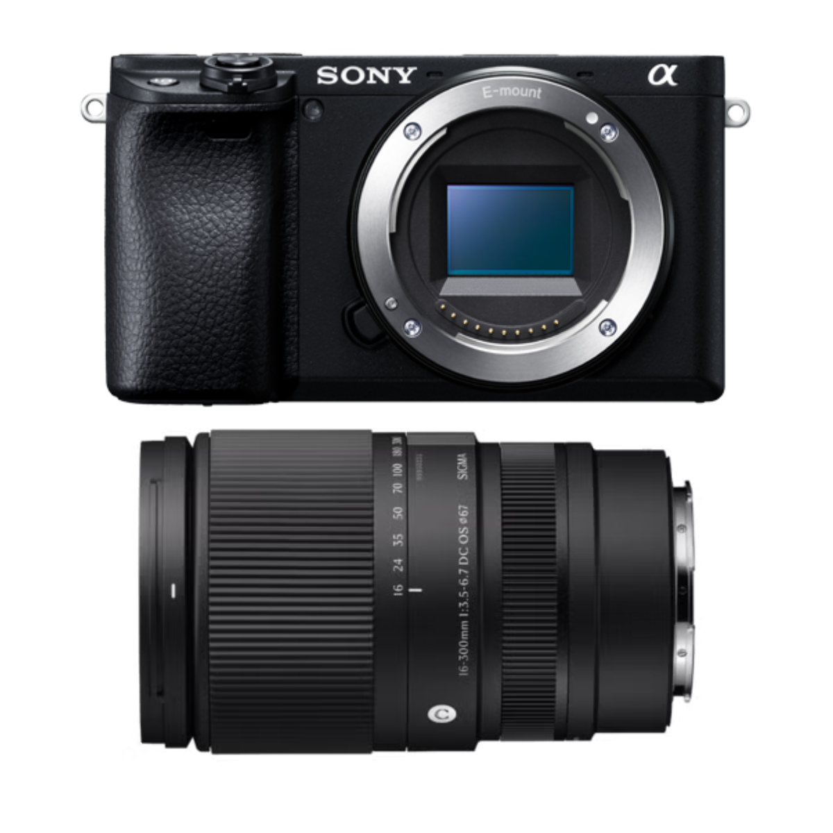 [レンタル] ソニー α6400とシグマの便利ズームレンズ(16-300mm)セット ミラーレス一眼