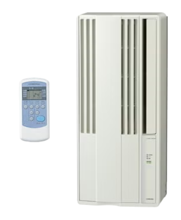 [レンタル] コロナ 窓用エアコン ReLaLa 冷房専用 1.6kW/1.8kW(50Hz/60Hz) CW-1826R
