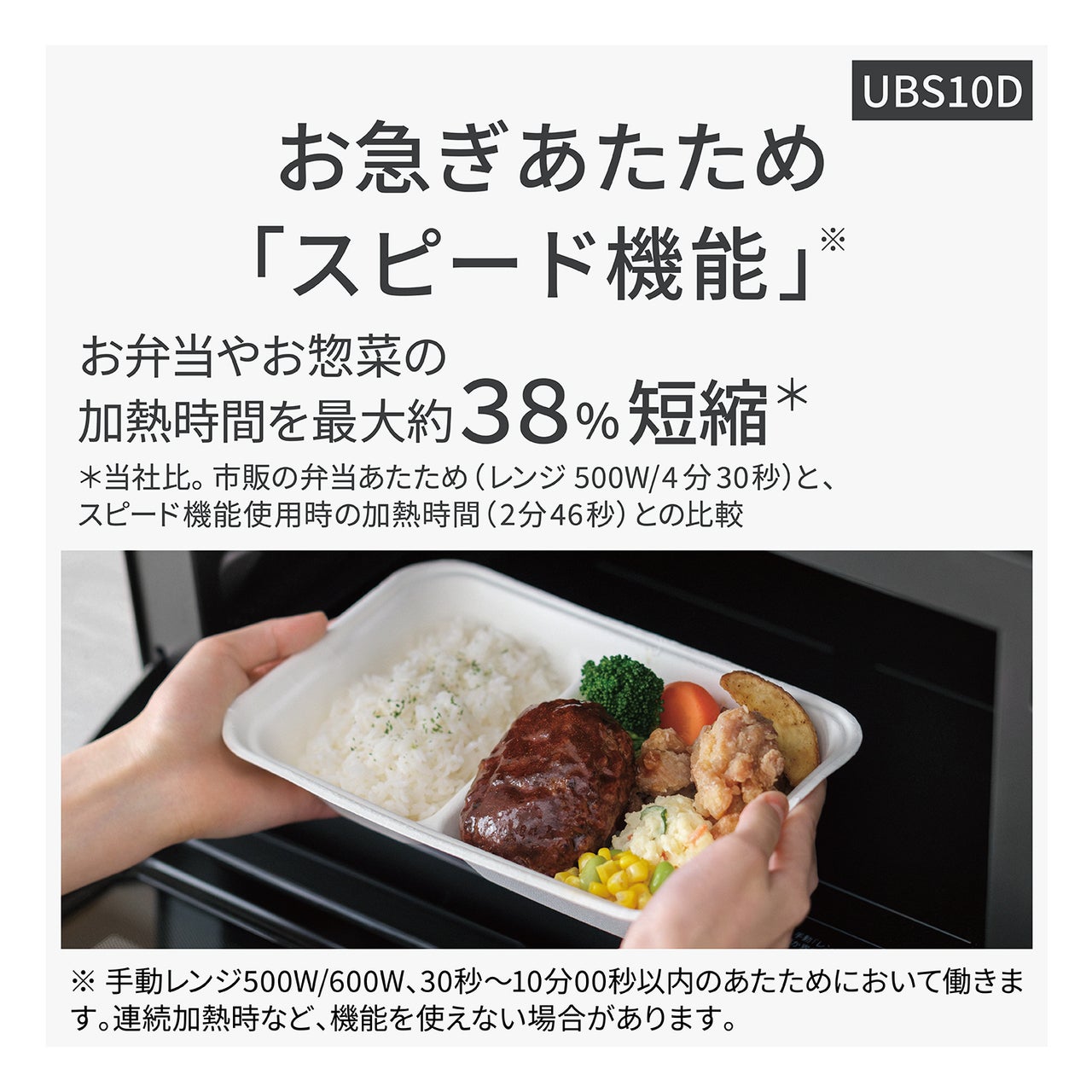 [レンタル] 【長期利用向け】[30L]パナソニック ビストロ NE-UBS10D スチームオーブンレンジ オフホワイト - 9