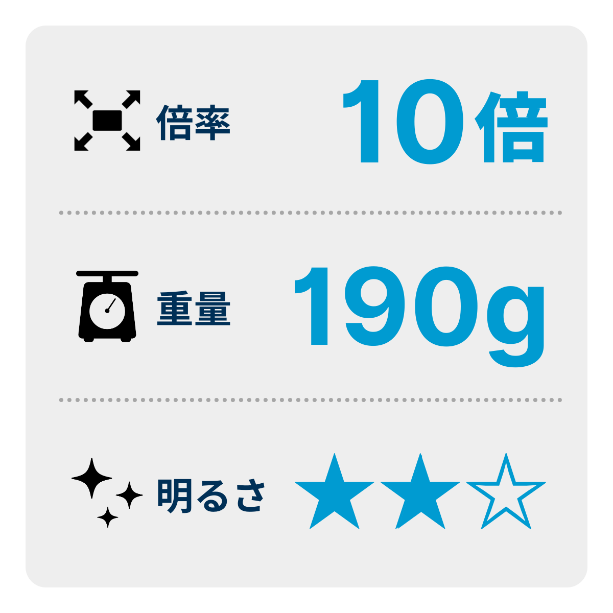 [レンタル] [倍率10倍]OM SYSTEM Trip light 10×21 RC II 双眼鏡 - 3