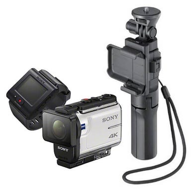 ソニー FDR-X3000R 定番のマウントセット (カメラグリップ)