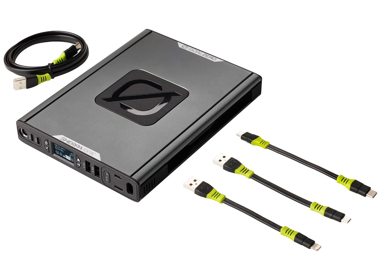 [レンタル] GOAL ZERO Sherpa 100AC Power Bank ポータブル電源(94Wh / 6400mAh) - 4