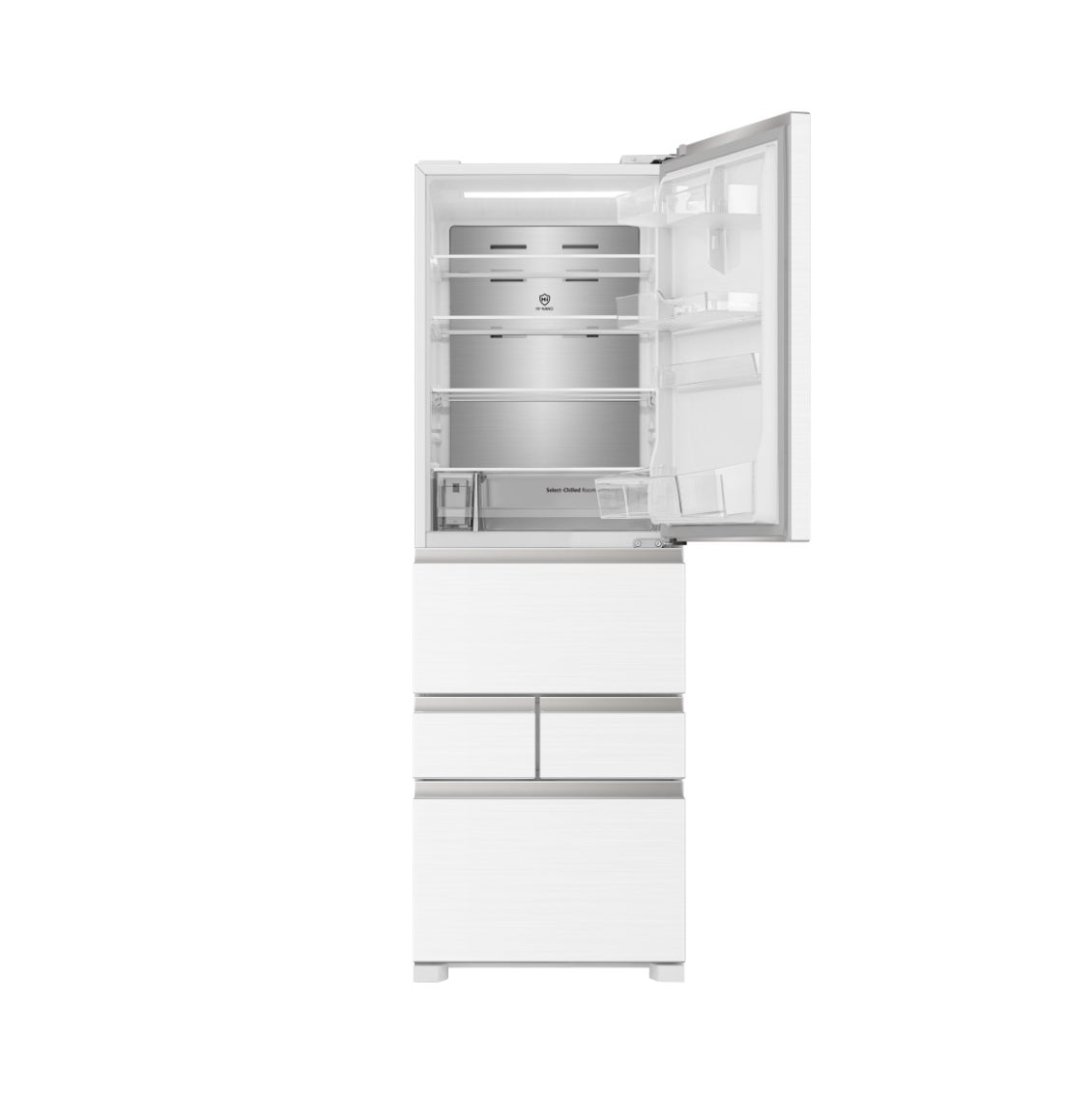 [レンタル] [450L][ファミリー向け][右開き]Hisense (ハイセンス) HR-DCH450K 冷凍冷蔵庫 - 11