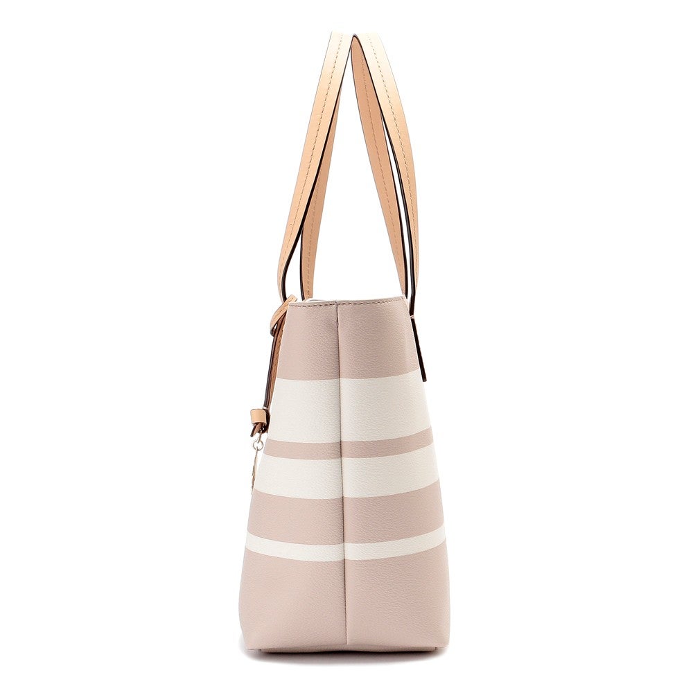 [レンタル] レディース ケイトスペード HAWTHORNE LANE SMALL RYAN ストライプ トートバッグ - 3