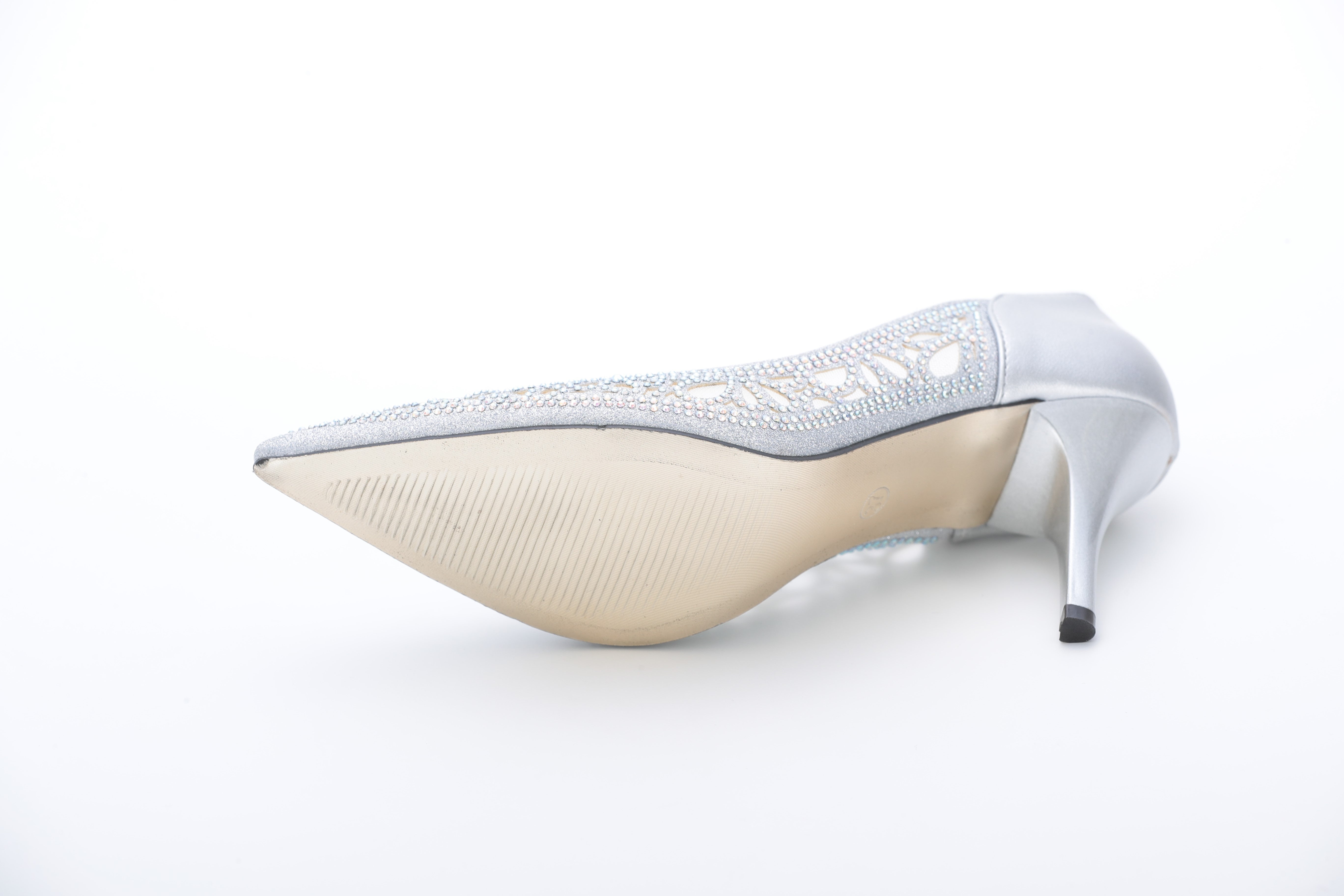 [レンタル] アートマリー 花柄パンチングカットパンプス シルバーの宅配レンタル - 5