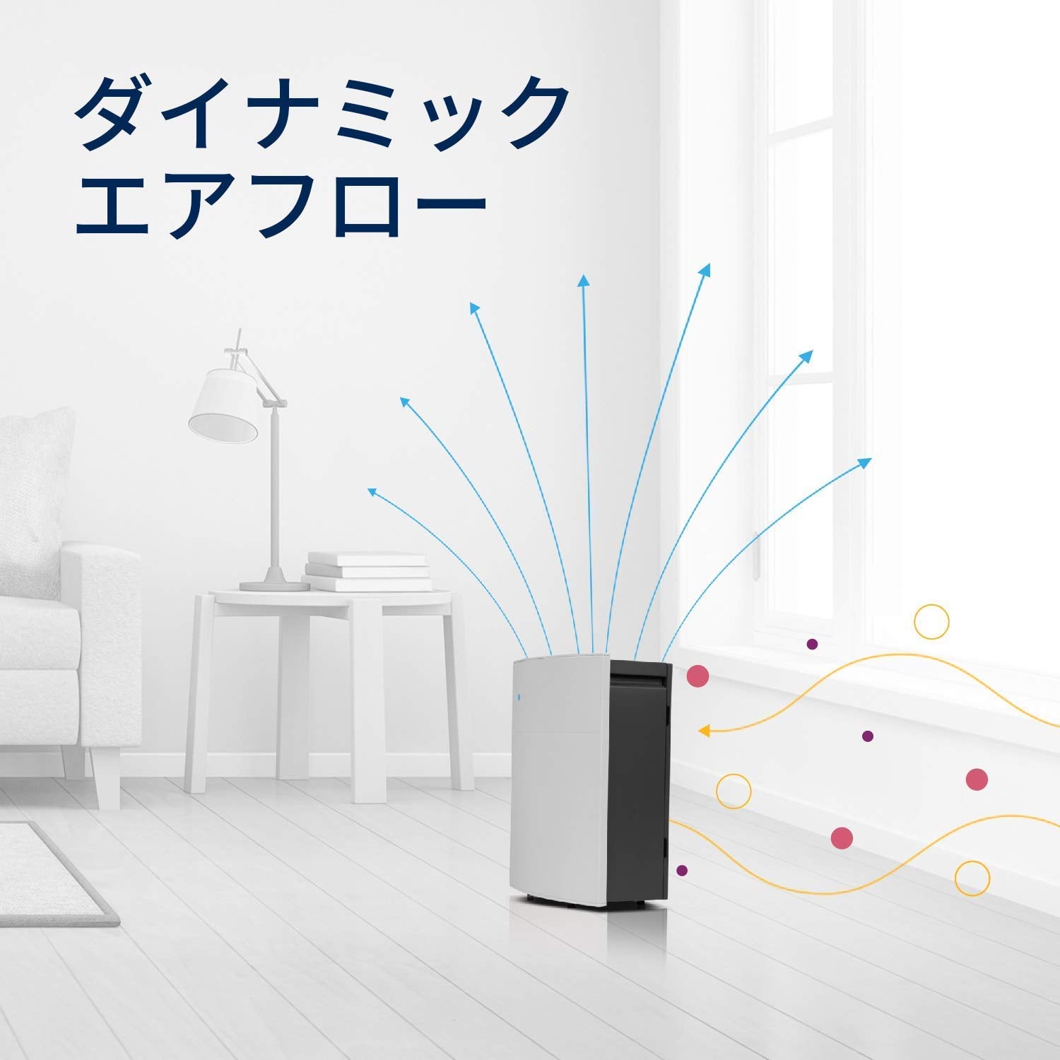 [レンタル] Blueair(ブルーエア) Classic 280i 空気清浄機 新品ニオイフィルター付き - 3