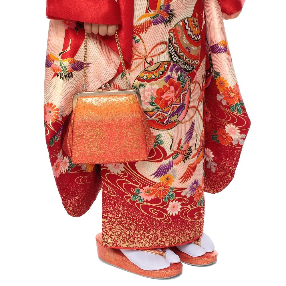 [レンタル] 七五三/節句 着物セット 7歳女の子 大鶴 鞠の宅配レンタル - 5