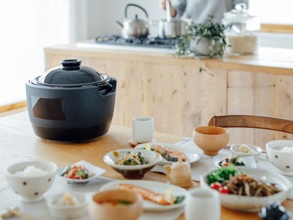 [レンタル] [3合炊き] シロカ 長谷園×シロカ かまどさん電気 全自動炊飯土鍋 SR-E111 伊賀焼 おこげ - 2