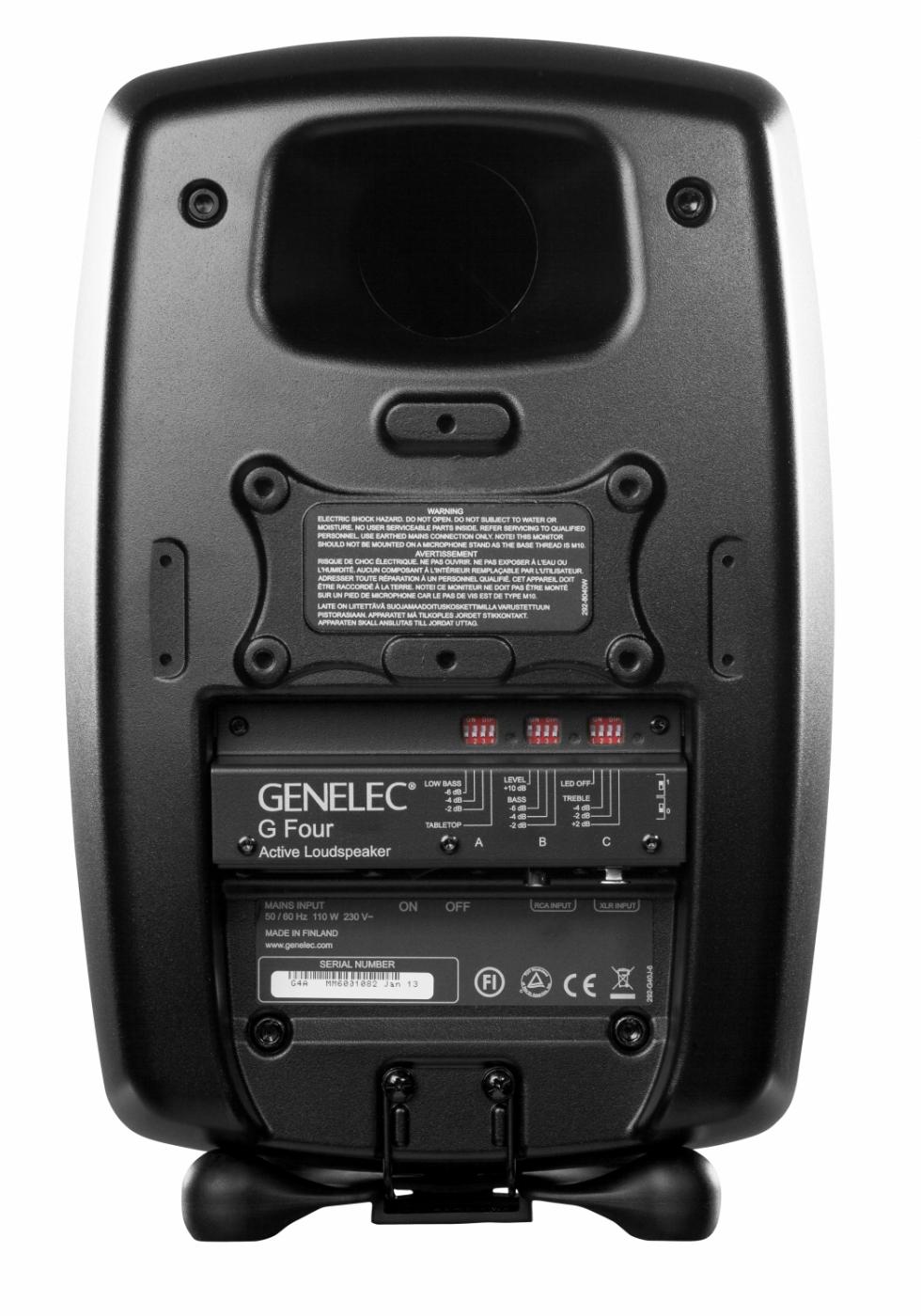 [レンタル] GENELEC G Four アクティブ・スピーカー 2個セット ブラック - 2