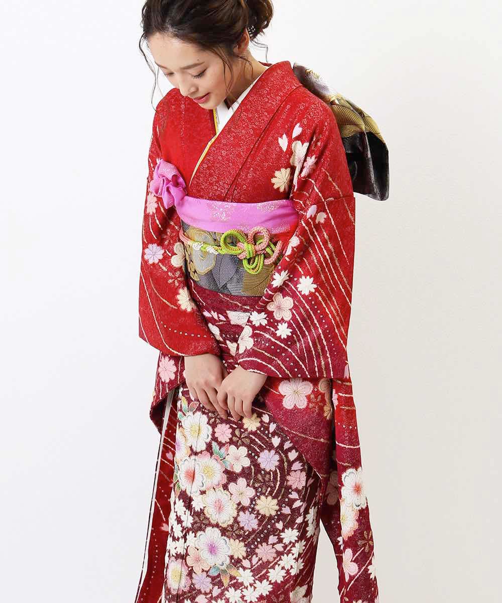 [レンタル] 【対応身長160-175cm】レンタル振袖フルセット-834の宅配レンタル - 12