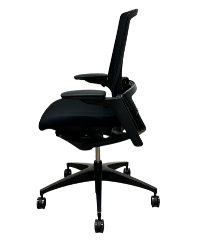 [レンタル] オカムラ Finora（フィノラ）シリーズ ハイバック クッションタイプ 可動肘 ランバーサポート付き ウレタンキャスター C787JS F1G1 オフィスチェア - 3