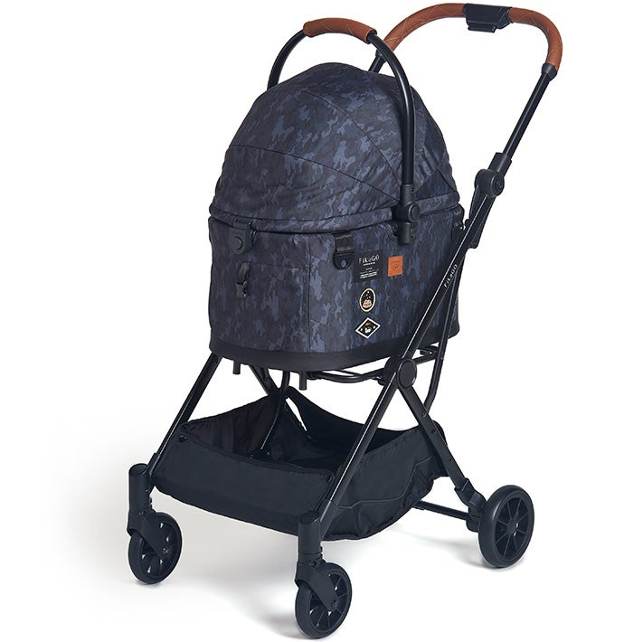 [レンタル] コンビ ペット用カート フィカゴー フリッタ ブラックカモフラージュ