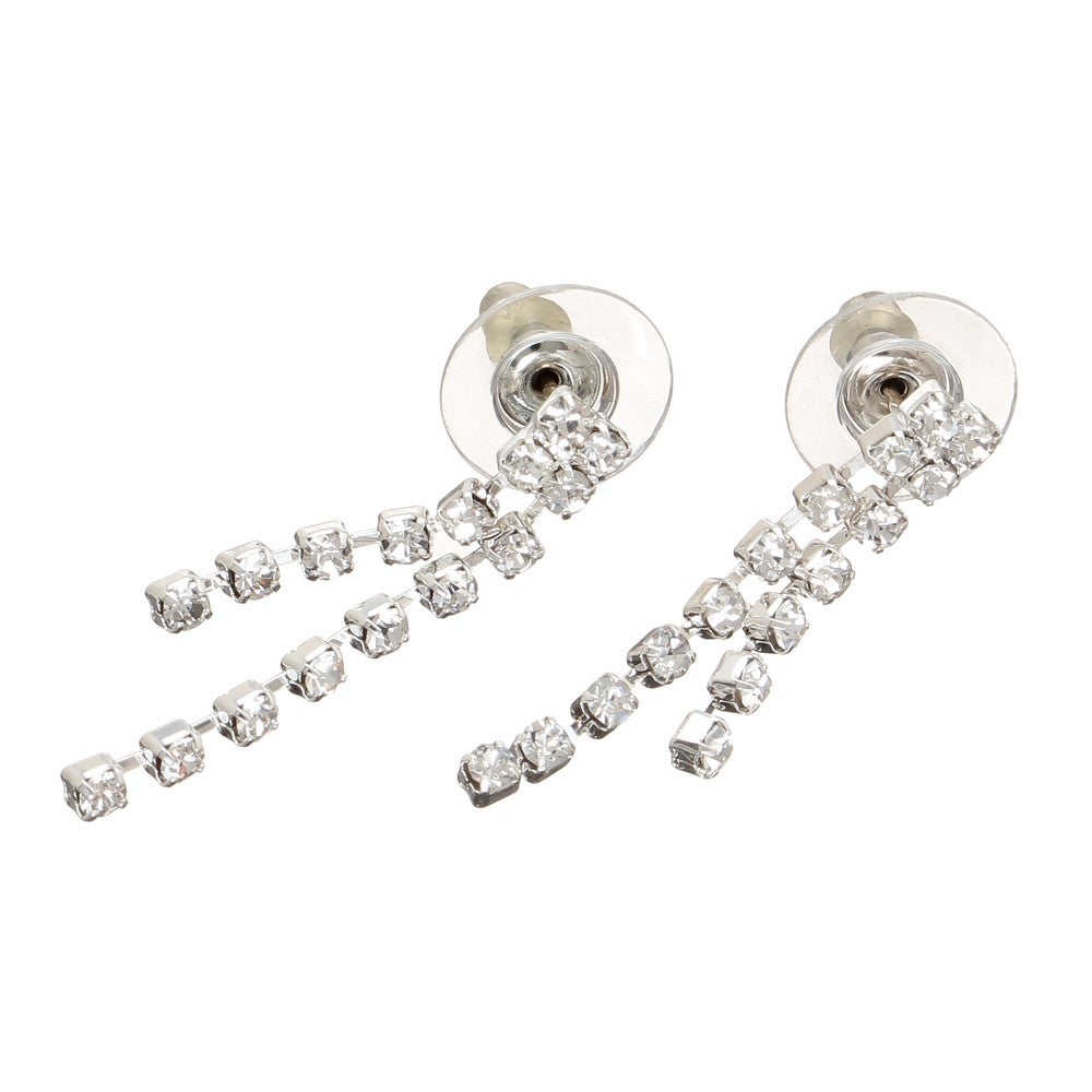 [レンタル] レディース ゴージャス ラインストーン ネックレス＆ピアスの宅配レンタル - 2