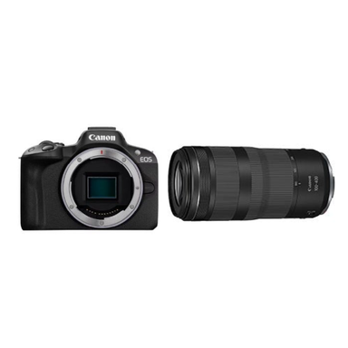 [運動会・野鳥・ペンサ] CANON EOS R50 ボディ ＆ RF100-400mm F5.6-8 IS USM 望遠ズームレンズ セット ブラック
