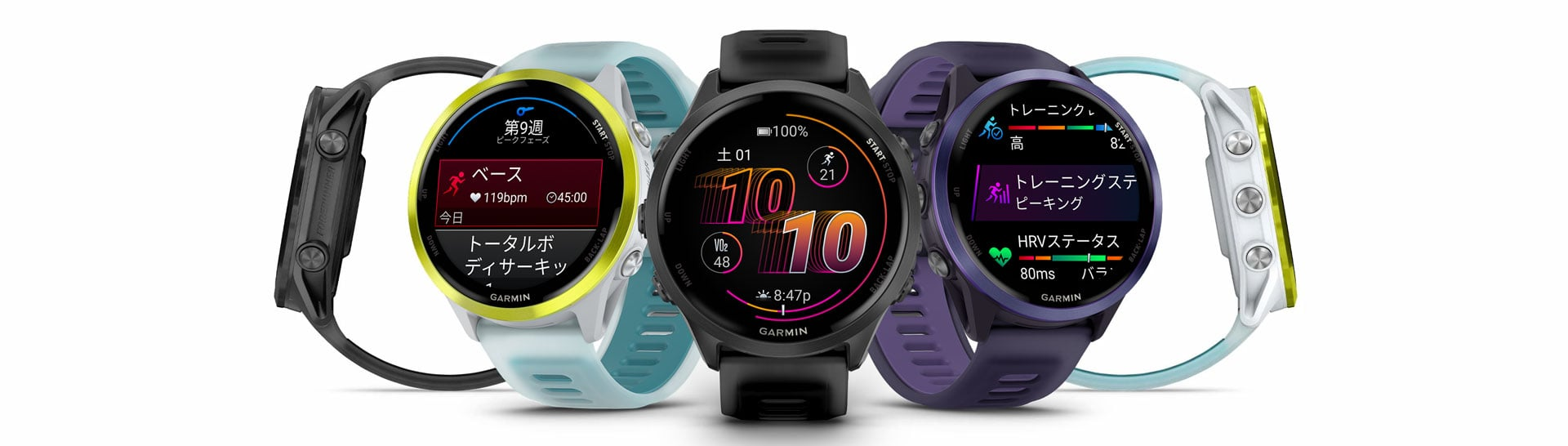 ガーミン(GARMIN) Forerunner 570 47mm ランニングGPSウォッチ カラーバリエーション - 11