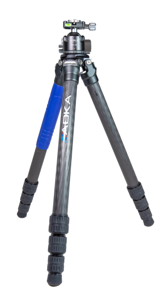 [レンタル] AOKA エクスプローラー三脚 カーボン 4段 KF324C＋BH40 - 1