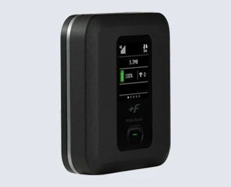 [レンタル] 富士ソフト モバイルWi-Fiルーター +F FS040W 100GB/月 (楽天/auパートナーエリア対応) - 3