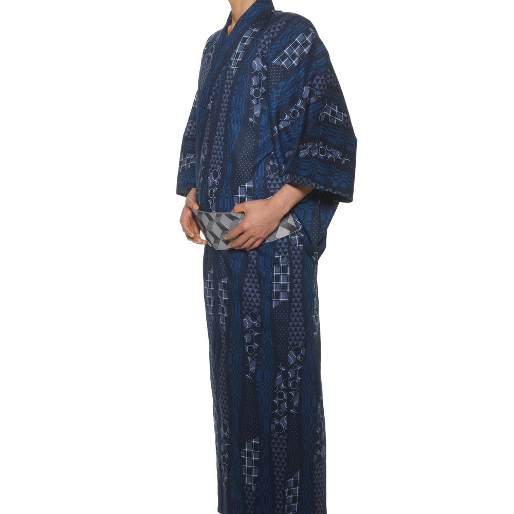 [レンタル] リョウコ・キクチ(R.KIKUCHI) メンズ浴衣 フルセット 縦縞 身長目安175cmの宅配レンタル - 2