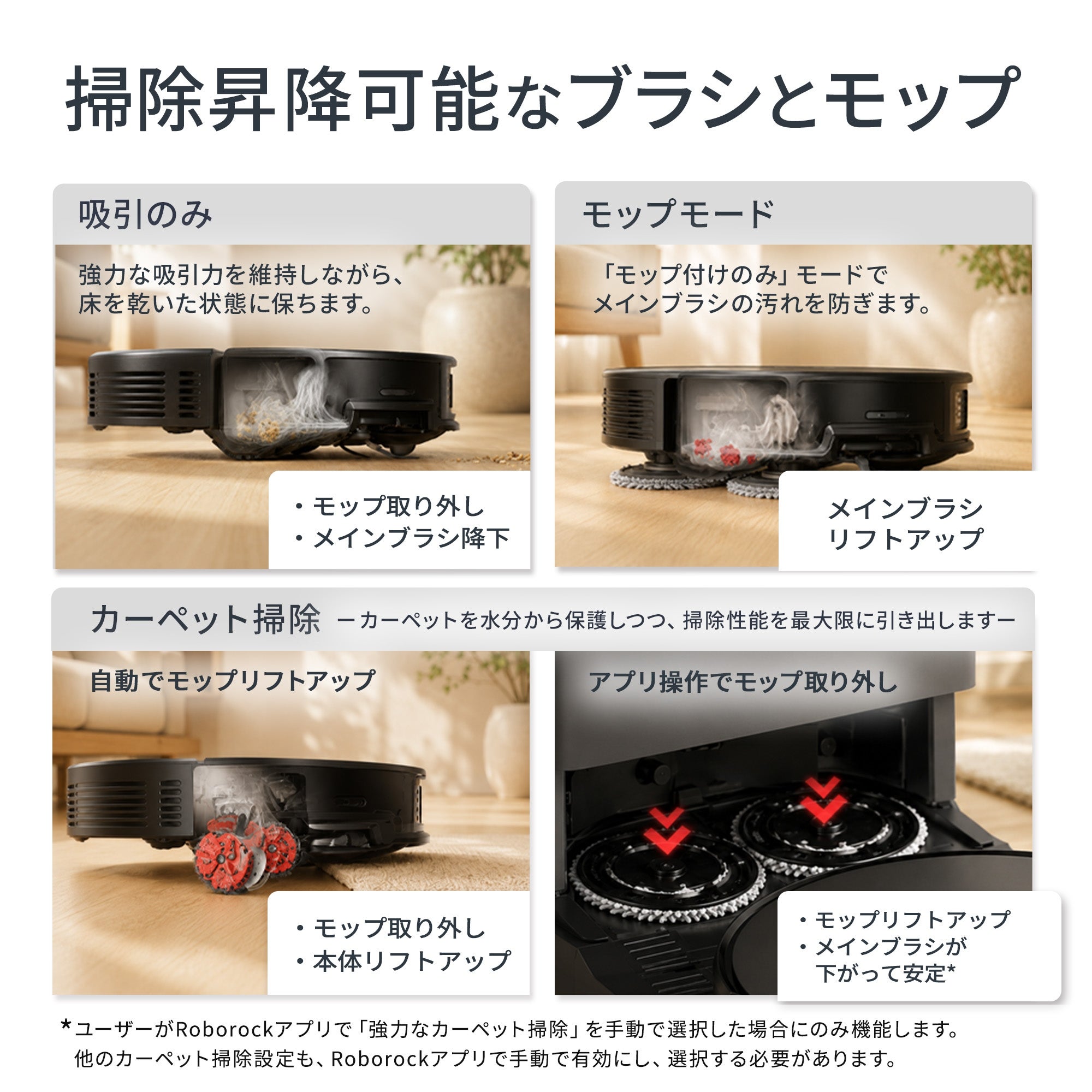 [レンタル] ロボロック Saros 20 ロボット掃除機 - 18