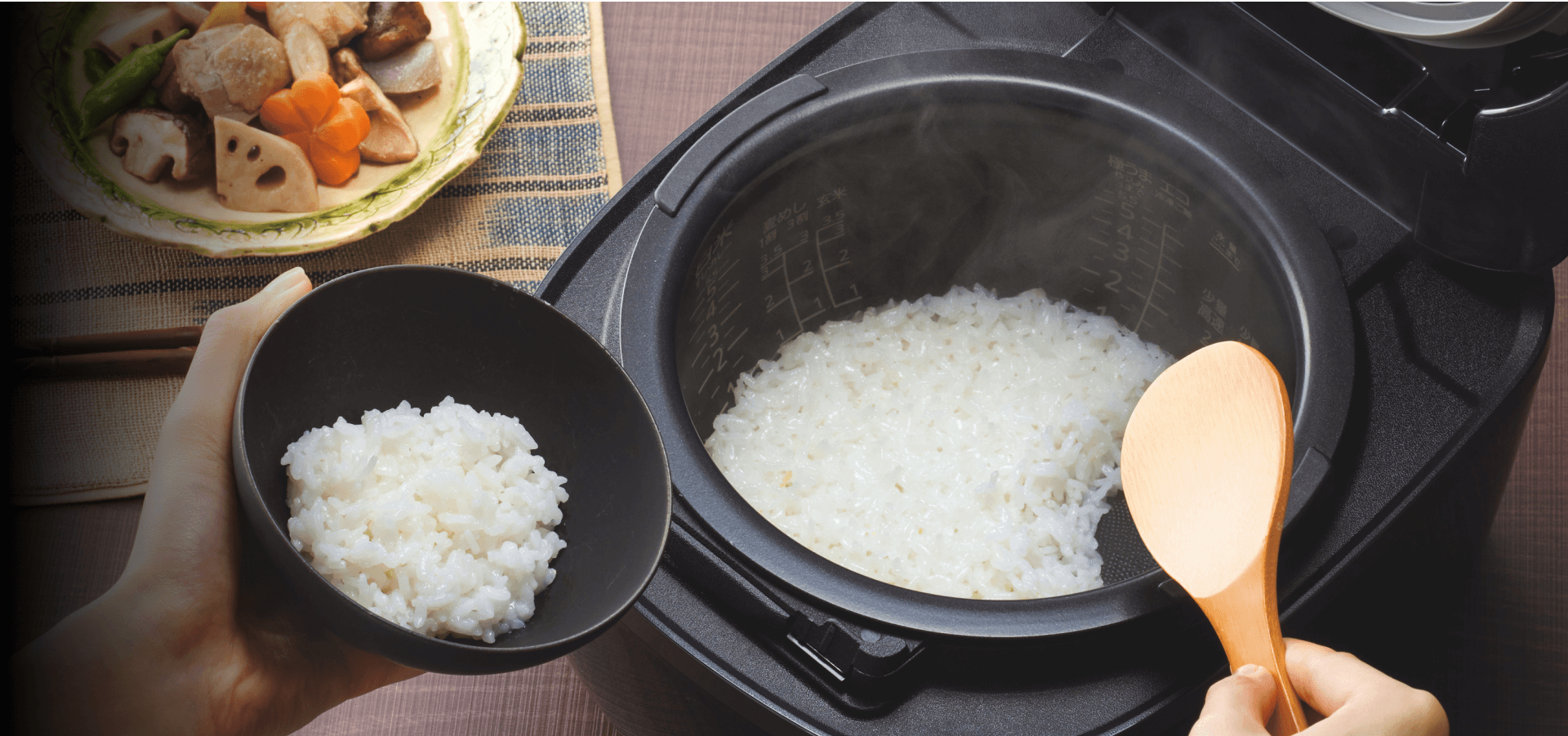 [レンタル] [5.5合炊き]タイガー魔法瓶 炊きたてJRI-T100 炊飯器 圧力IH式 - 9