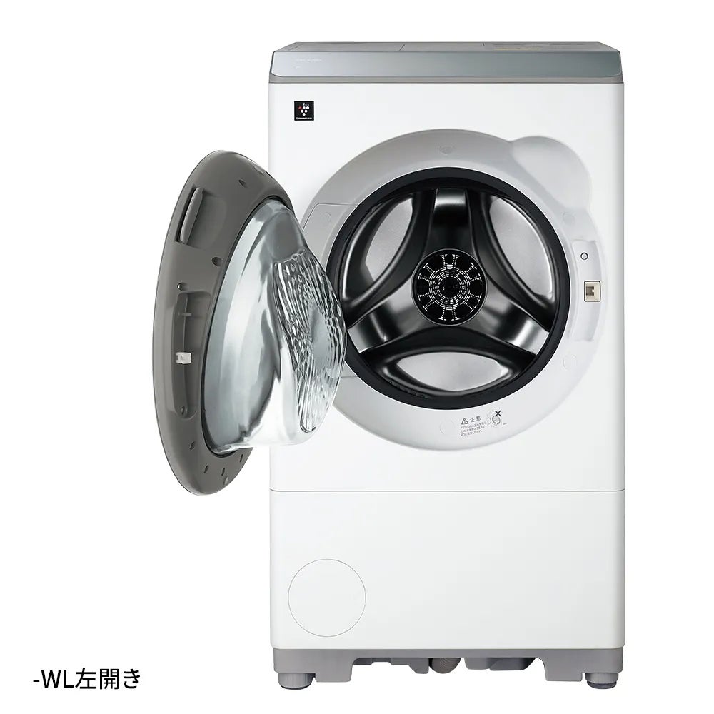 [レンタル] シャープ 【左開き】ES-12X1-Lドラム式洗濯乾燥機 洗濯12㎏/乾燥6㎏ - 3