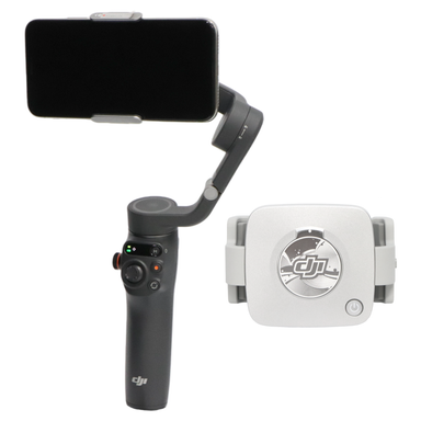 DJI OM6 Osmo Mobile6 ＋ 補助ライト内蔵スマートフォンクランプ セット