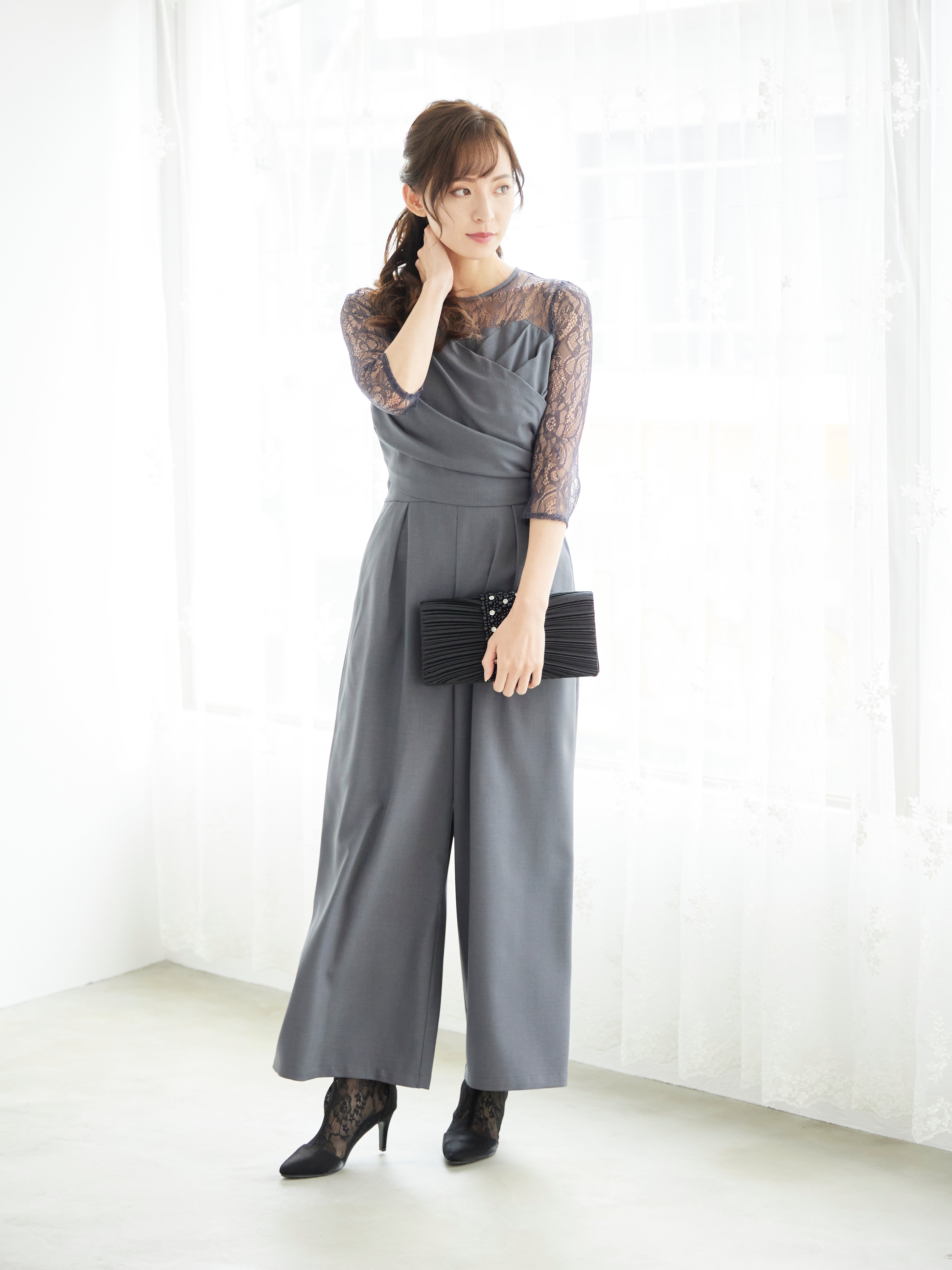 レンタル] BELINDA DE CAPRIS クロスデザイン オールインワン パンツ