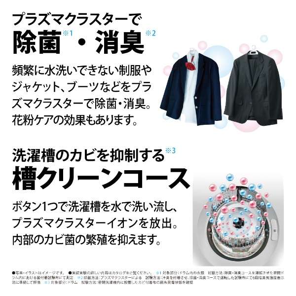 [レンタル] SHARP (シャープ)【左開き】 ES-X11B-SL 洗濯11kg/乾燥6kg ドラム式洗濯乾燥機 クリスタルシルバー - 11