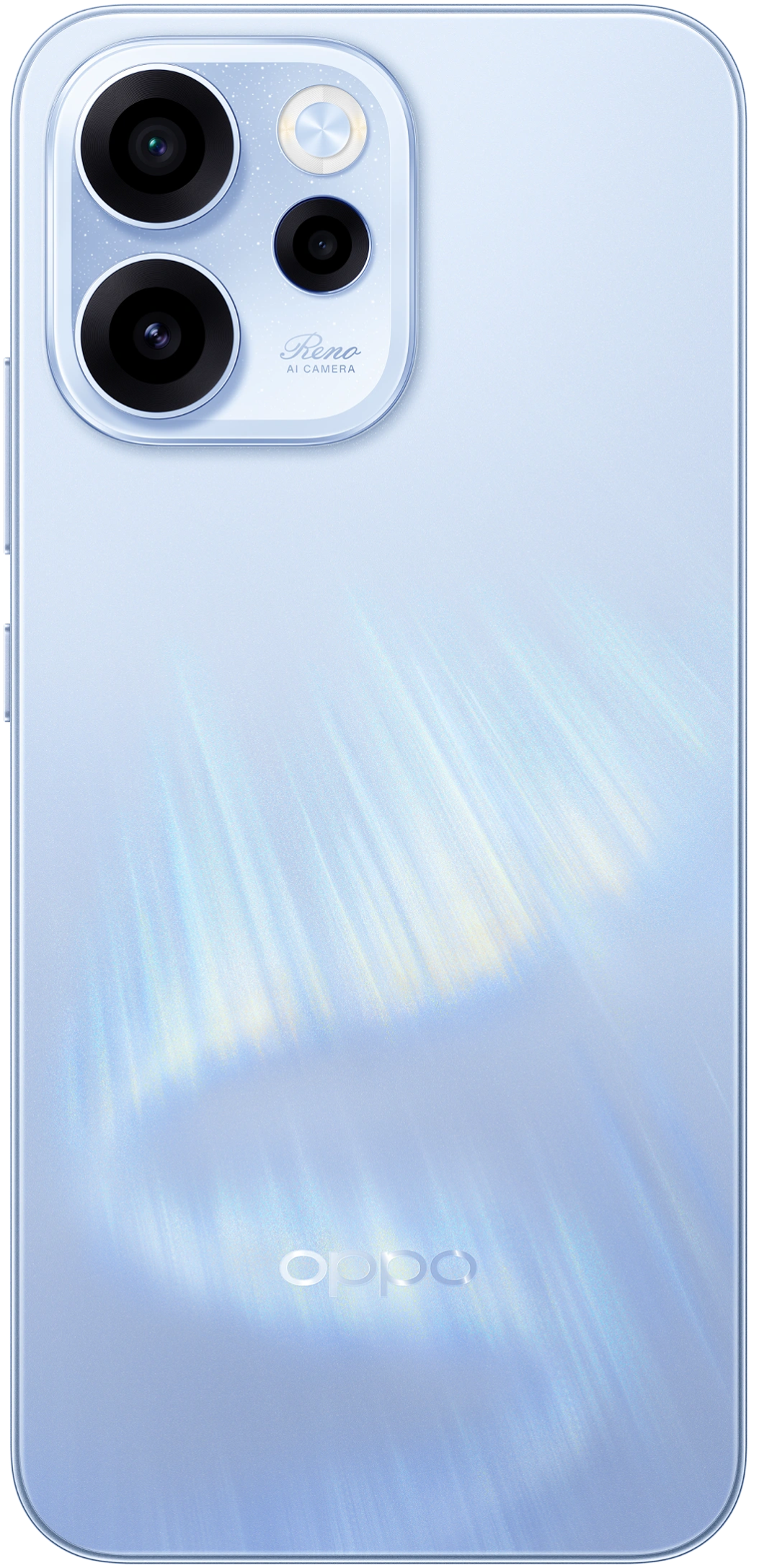 OPPO(オッポ) Reno15 A (8GB+128GB)SIMフリー スマートフォン 背面クローズアップ オーロラブルー - 8