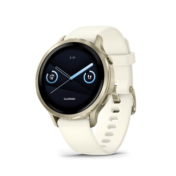 [レンタル] ガーミン(GARMIN) Venu 4 スマートウォッチ 41mm Lunar Gold / Bone