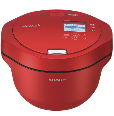 シャープ ヘルシオ ホットクック KN-HW24G 2〜6人用 2.4L容量 レッド