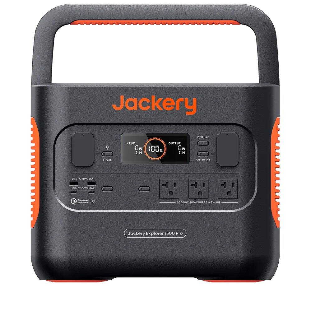 中古 Jackery ジャクリ ポータブル電源 1500 PTB152 定格出力1800W ...