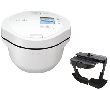 [新品]シャープ ヘルシオ ホットクック KN-HW24H 2.4L＋まぜ技ユニット もっとクックセット ホワイト