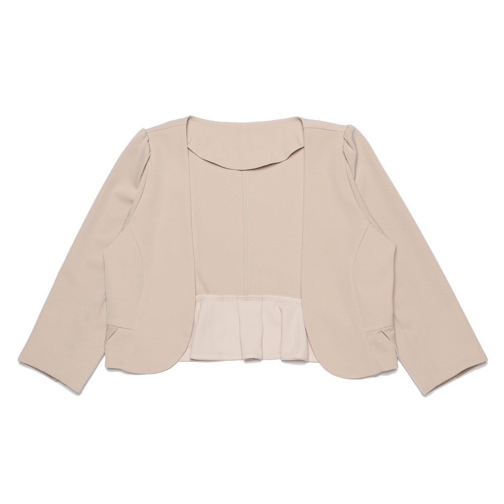[レンタル] レディース ノーカラー 裾フリル ボレロジャケットの宅配レンタル - 3